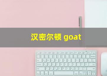 汉密尔顿 goat